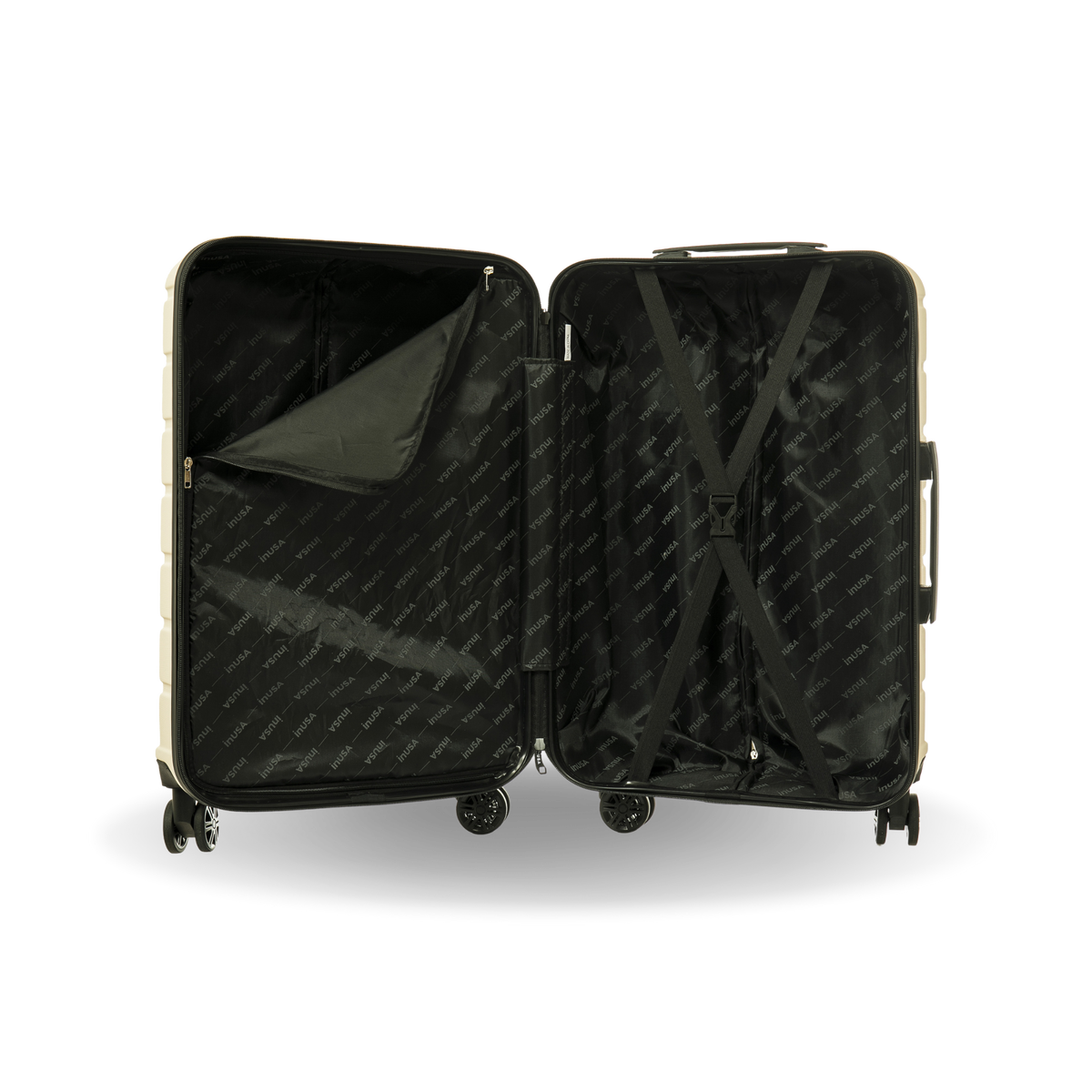 InUSA Trend 3-Piece Hardside Spinner Luggage Set