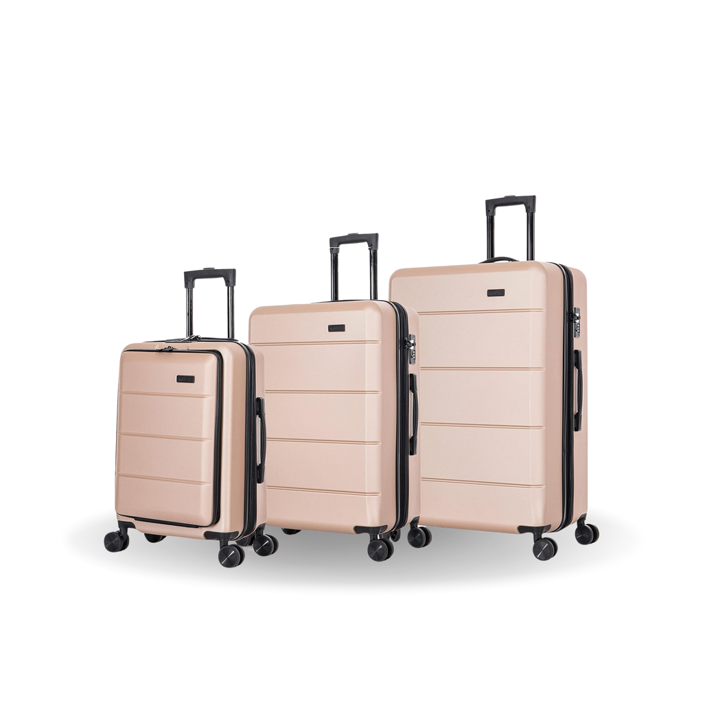 InUSA Elysian 3-Piece Hardside Spinner Luggage Set