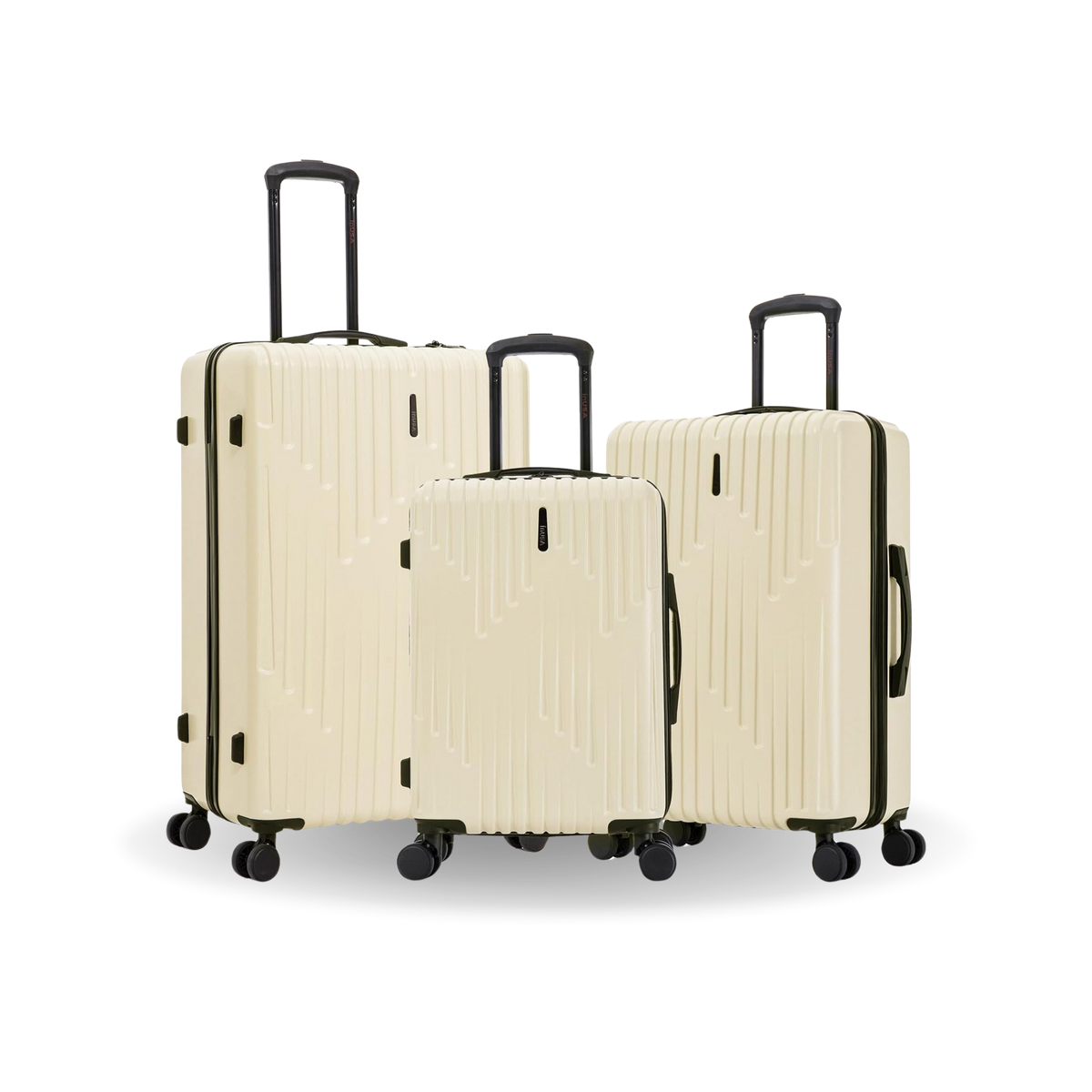 InUSA Drip 3-Piece Hardside Spinner Luggage Set
