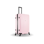 InUSA Vasty 24" Hardside Spinner Checked Luggage