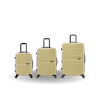 InUSA Aurum 3-Piece Hardside Spinner Luggage Set