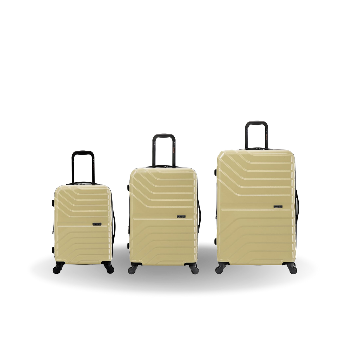 InUSA Aurum 3-Piece Hardside Spinner Luggage Set