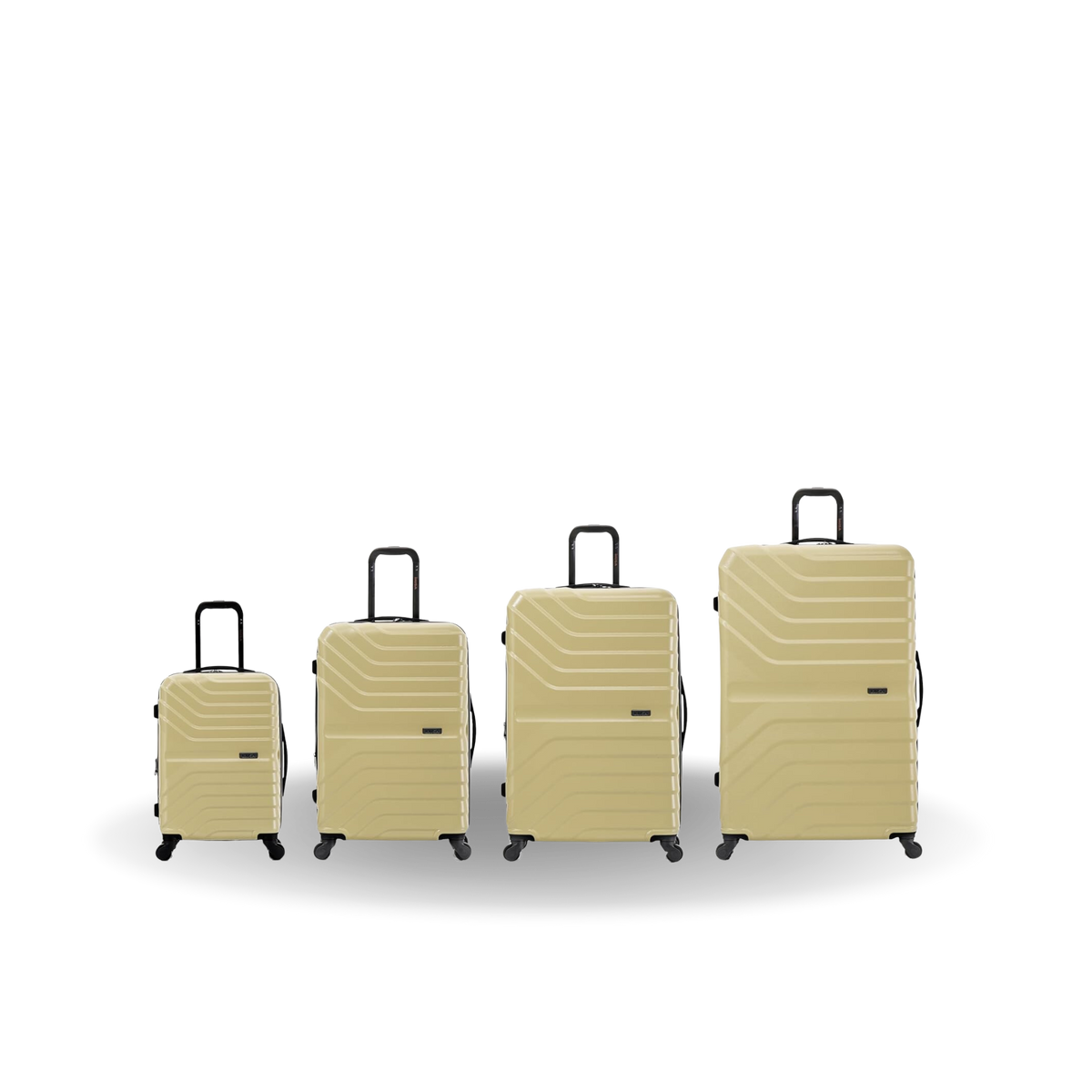 InUSA Aurum 4-Piece Hardside Spinner Luggage Set