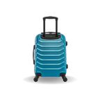 InUSA Endurance 24" Hardside Spinner Checked Suitcase