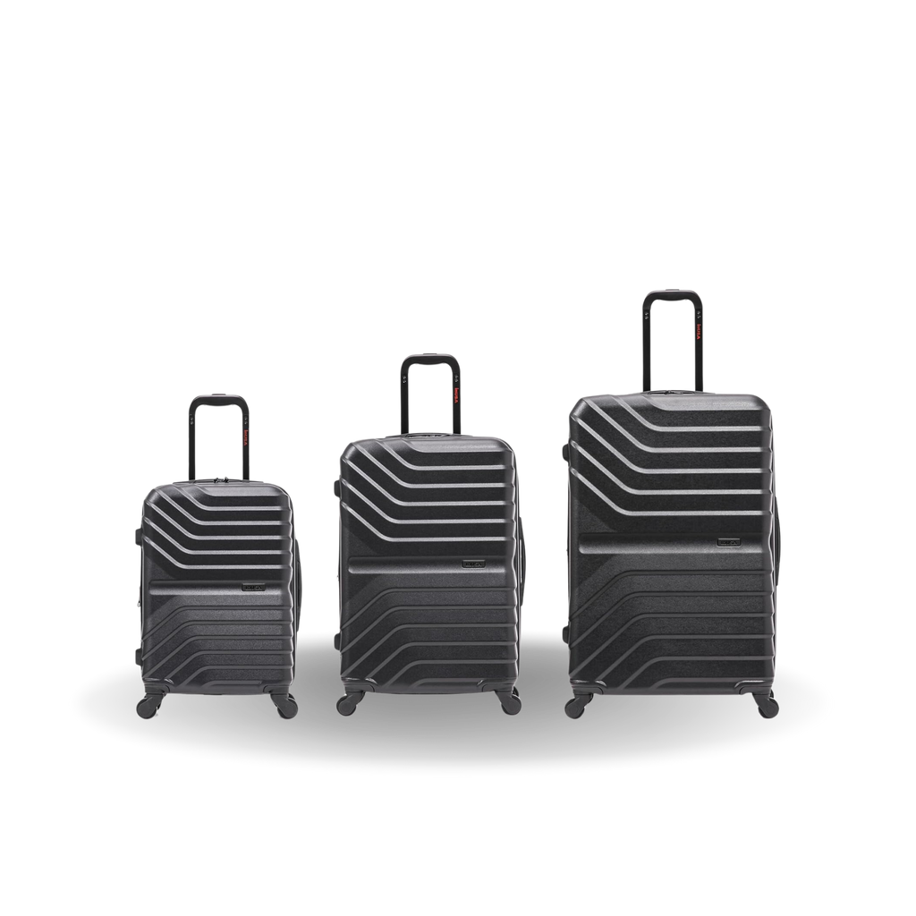 InUSA Aurum 3-Piece Hardside Spinner Luggage Set