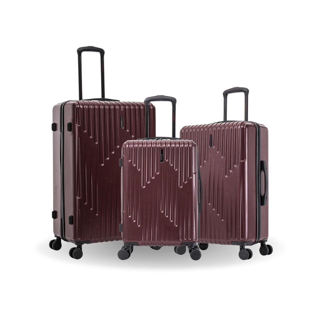 InUSA Drip 3-Piece Hardside Spinner Luggage Set