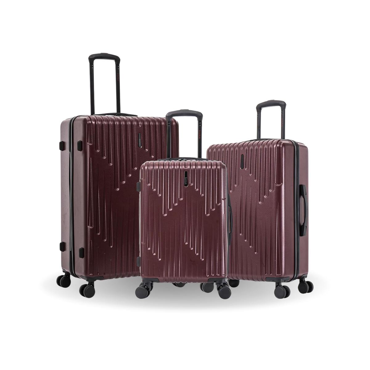 InUSA Drip 3-Piece Hardside Spinner Luggage Set