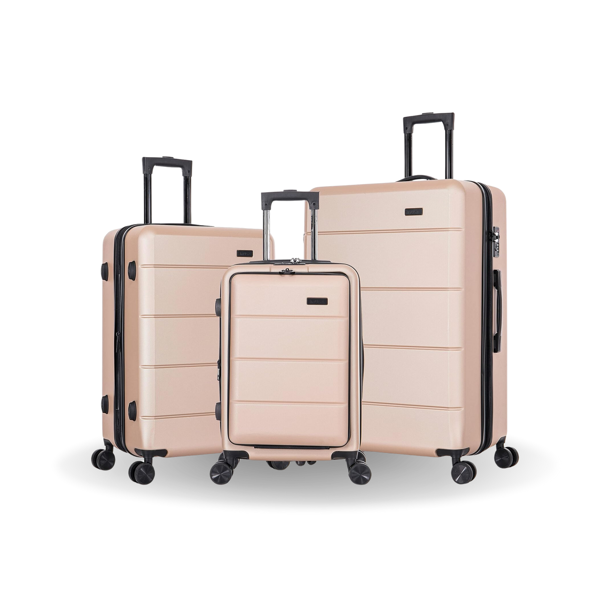 InUSA Elysian 3-Piece Hardside Spinner Luggage Set