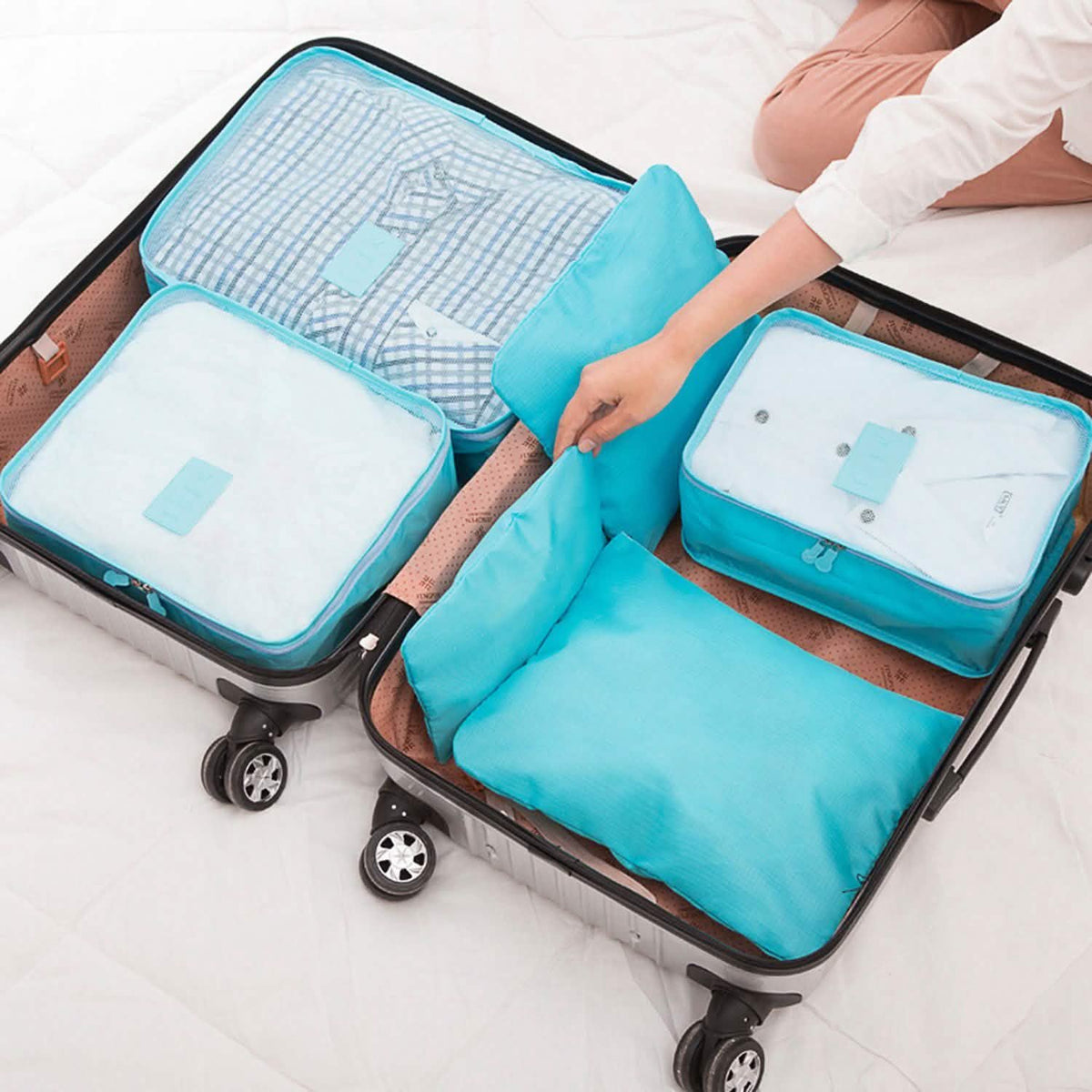 9-Piece Travel Packing Organizer Set
