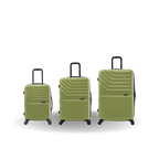 InUSA Aurum 3-Piece Hardside Spinner Luggage Set
