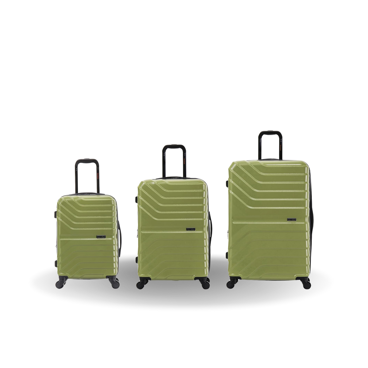 InUSA Aurum 3-Piece Hardside Spinner Luggage Set