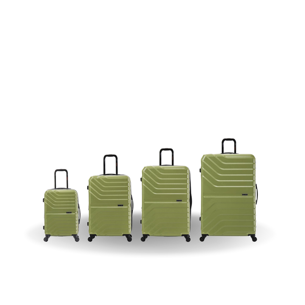 InUSA Aurum 4-Piece Hardside Spinner Luggage Set
