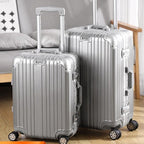 Drop-Resistant Aluminum Carry-On Suitcase