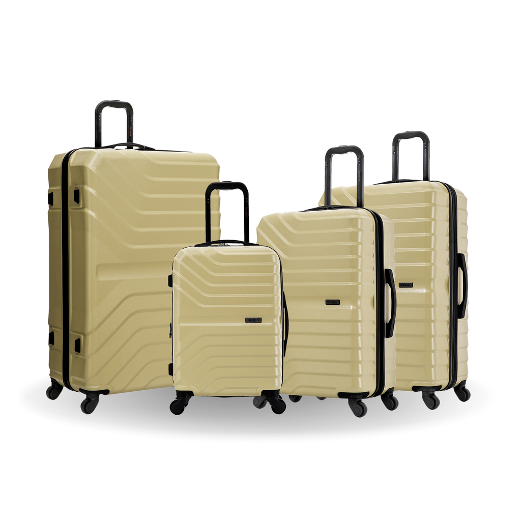 InUSA Aurum 4-Piece Hardside Spinner Luggage Set