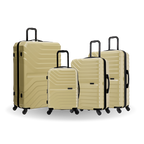 InUSA Aurum 4-Piece Hardside Spinner Luggage Set