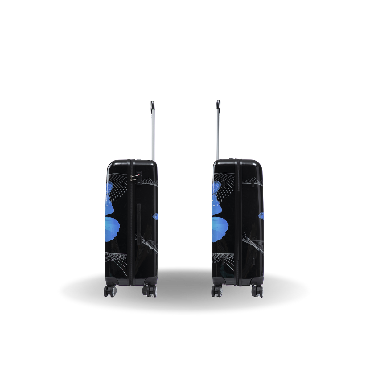 InUSA Prints 3-Piece Hardside Spinner Luggage Set