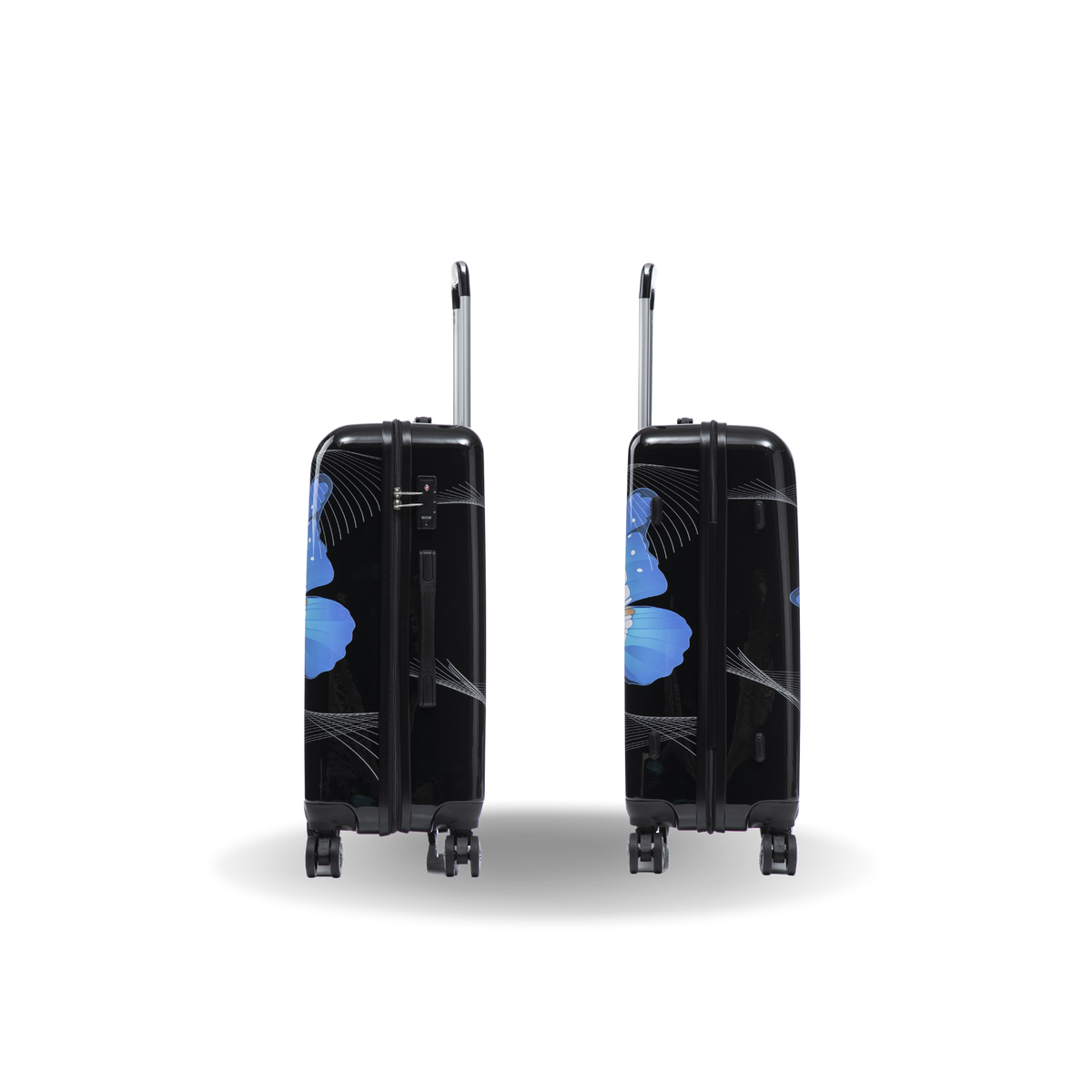 InUSA Prints 24" Hardside Spinner Checked Suitcase
