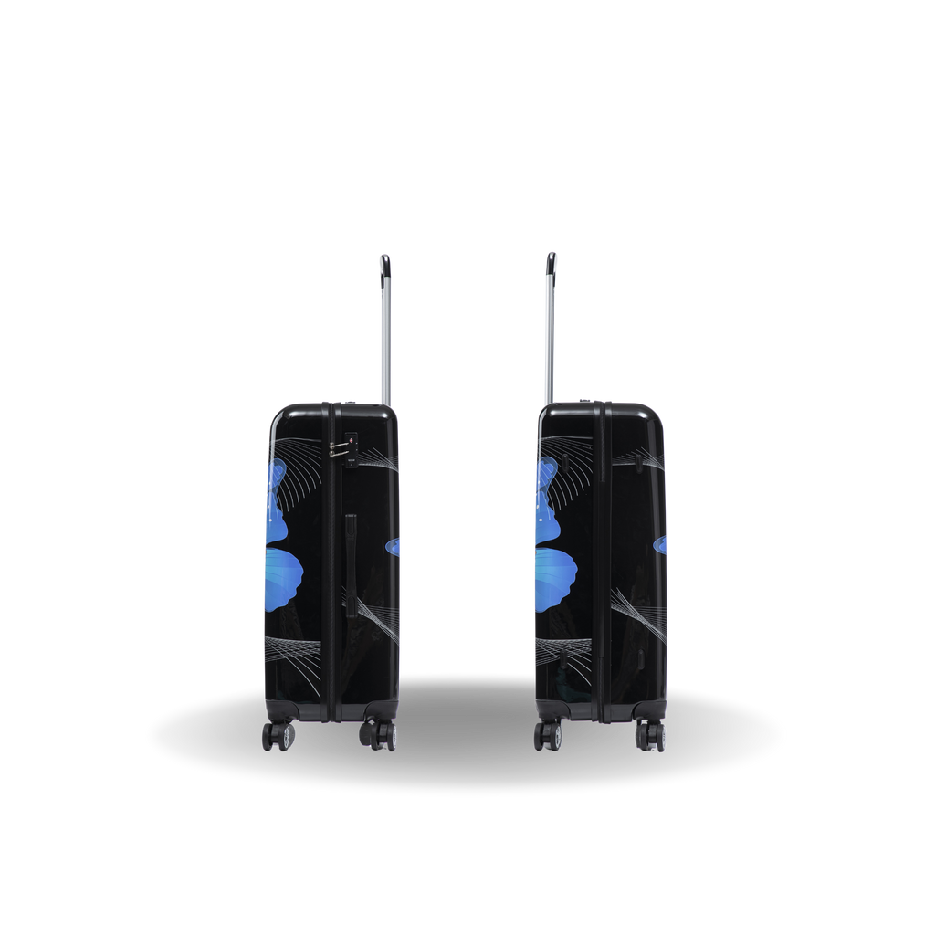 InUSA Prints 28-Inch Hardside Checked Suitcase