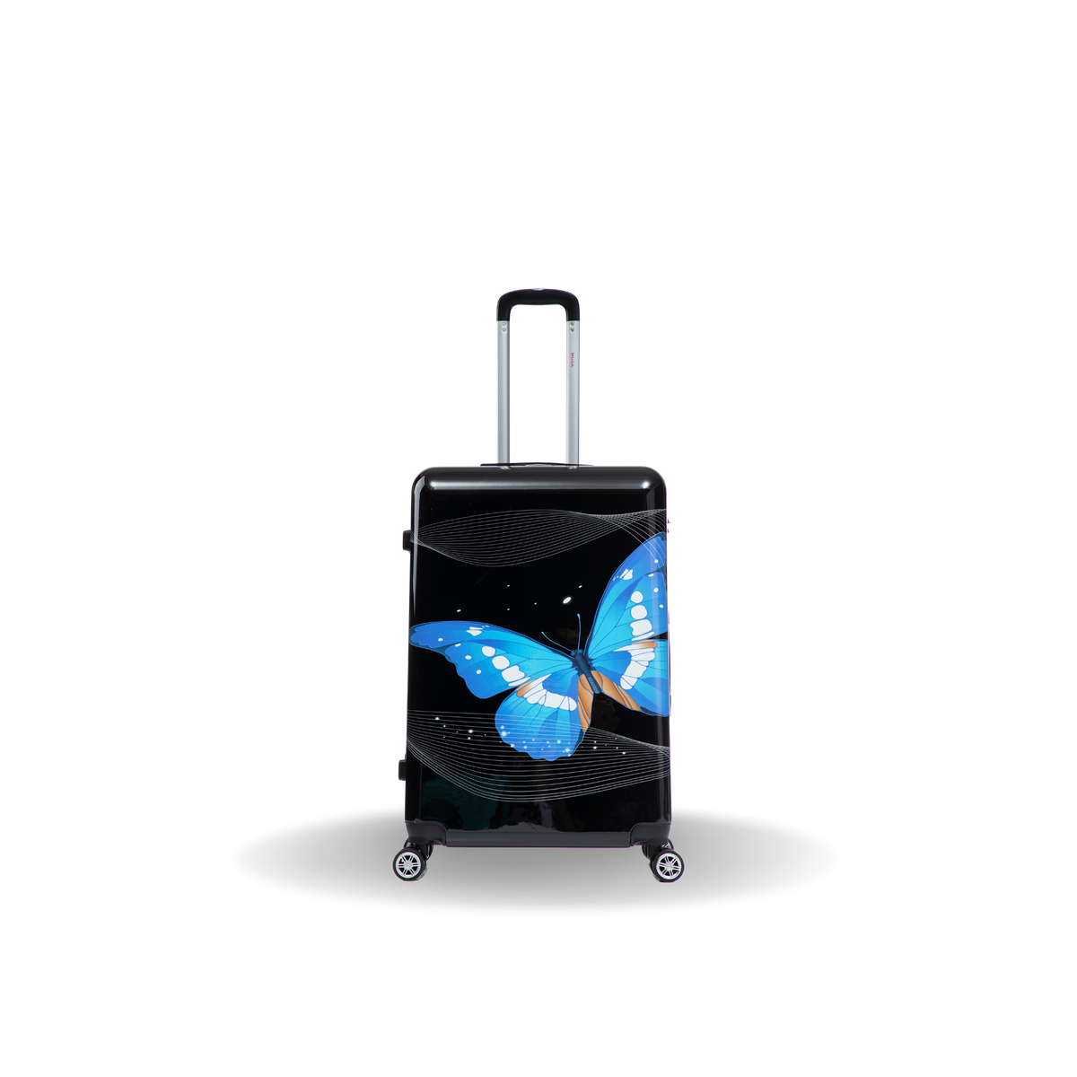 InUSA Prints 28-Inch Hardside Checked Suitcase