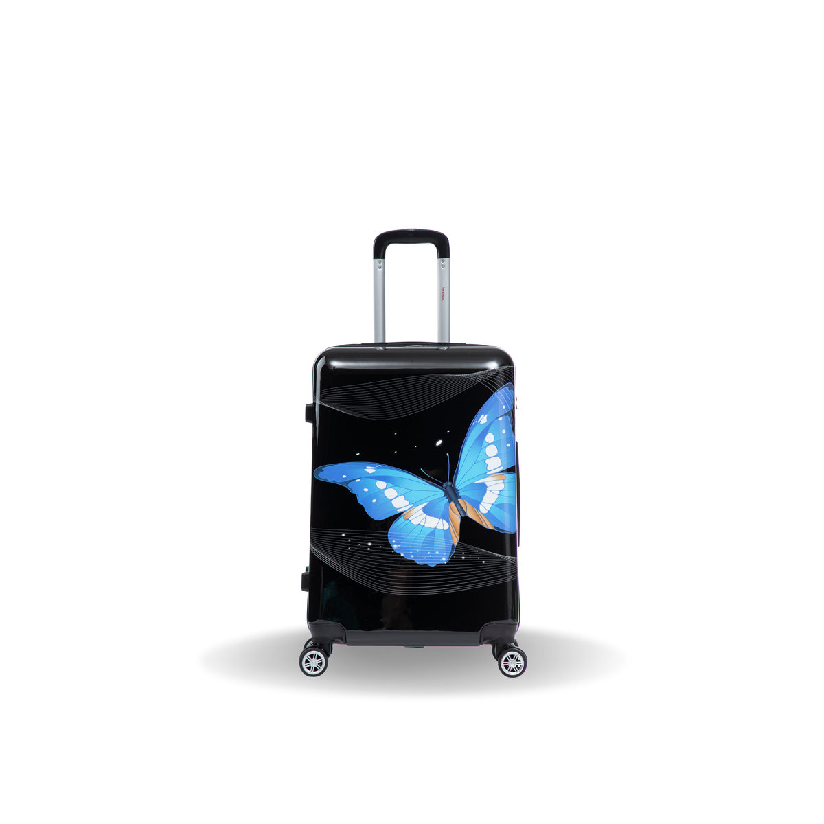 InUSA Prints 24" Hardside Spinner Checked Suitcase