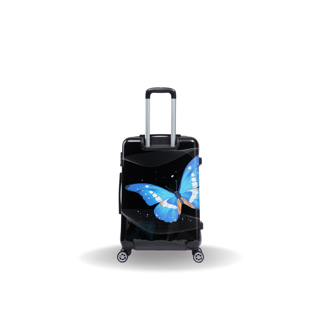 InUSA Prints 24" Hardside Spinner Checked Suitcase