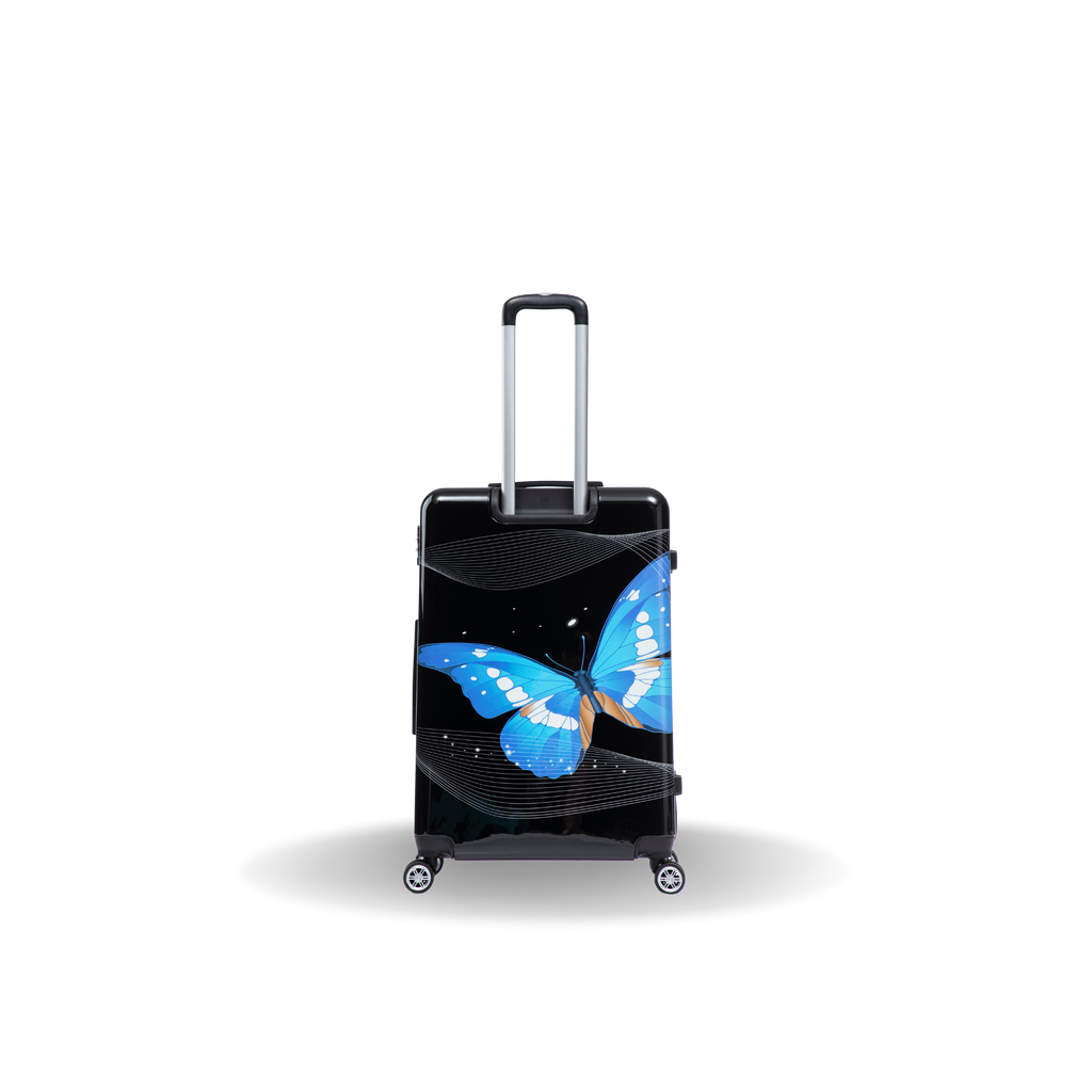 InUSA Prints 28-Inch Hardside Checked Suitcase