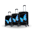 InUSA Prints 3-Piece Hardside Spinner Luggage Set