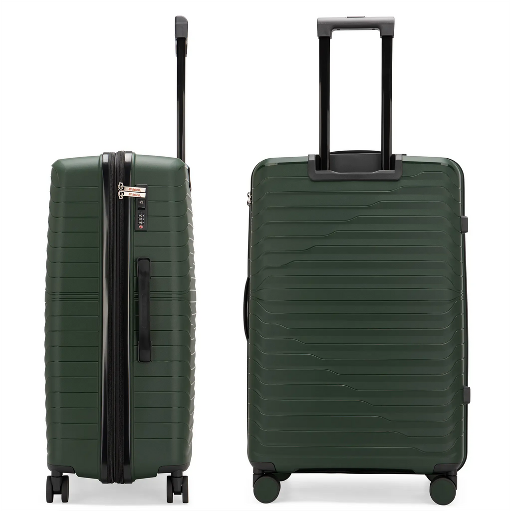 Excavator 3 Piece Expandable Tough Luggage Set