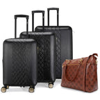 Travellty Diamond 3-Piece Expandable Polycarbonate Luggage Set