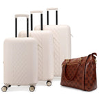 Travellty Diamond 3-Piece Expandable Polycarbonate Luggage Set