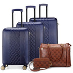 Travellty Diamond 3-Piece Expandable Polycarbonate Luggage Set