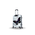 InUSA Prints 24" Hardside Spinner Checked Suitcase