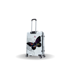 InUSA Prints 28-Inch Hardside Checked Suitcase