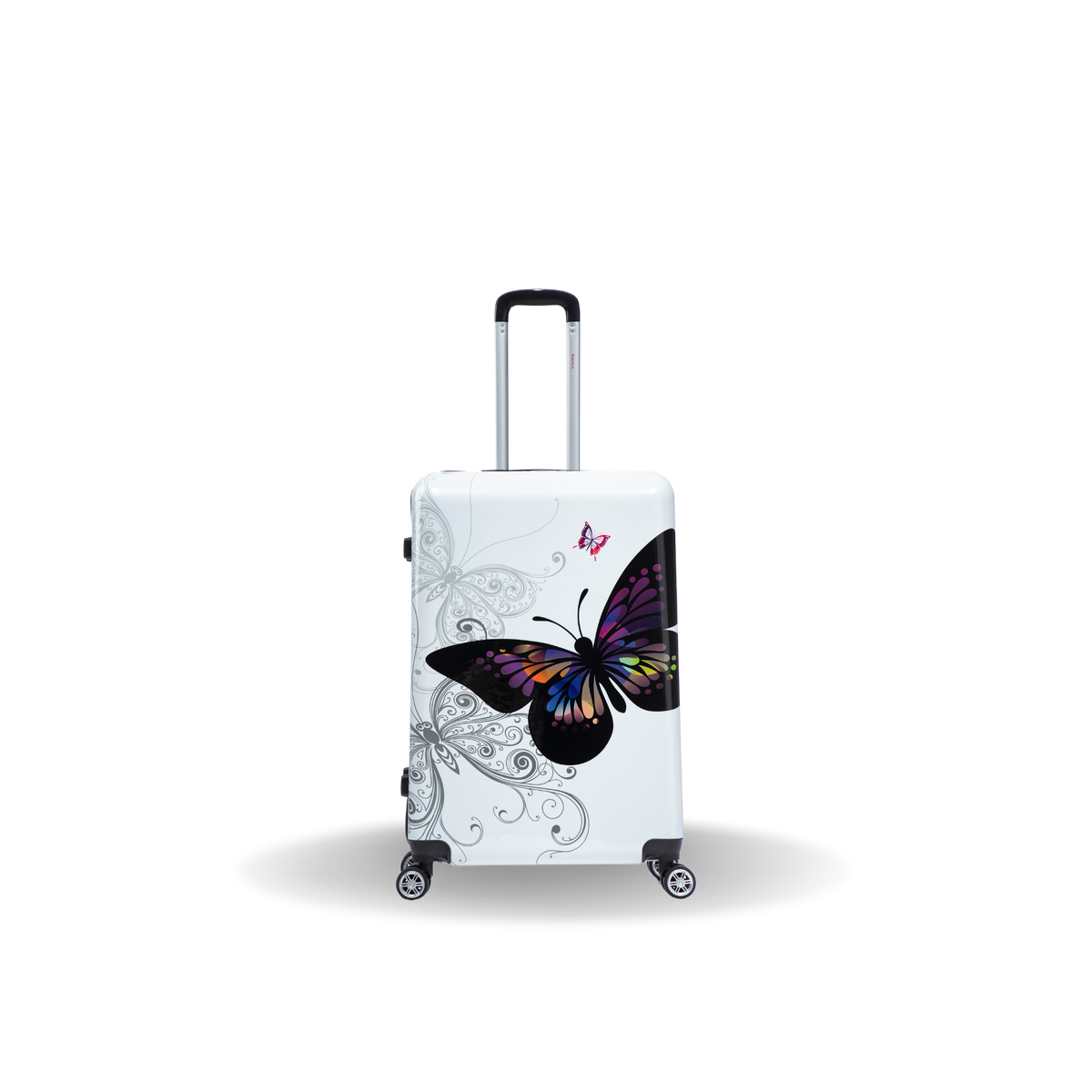 InUSA Prints 28-Inch Hardside Checked Suitcase