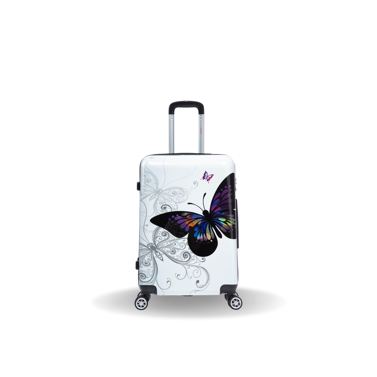 InUSA Prints 24" Hardside Spinner Checked Suitcase