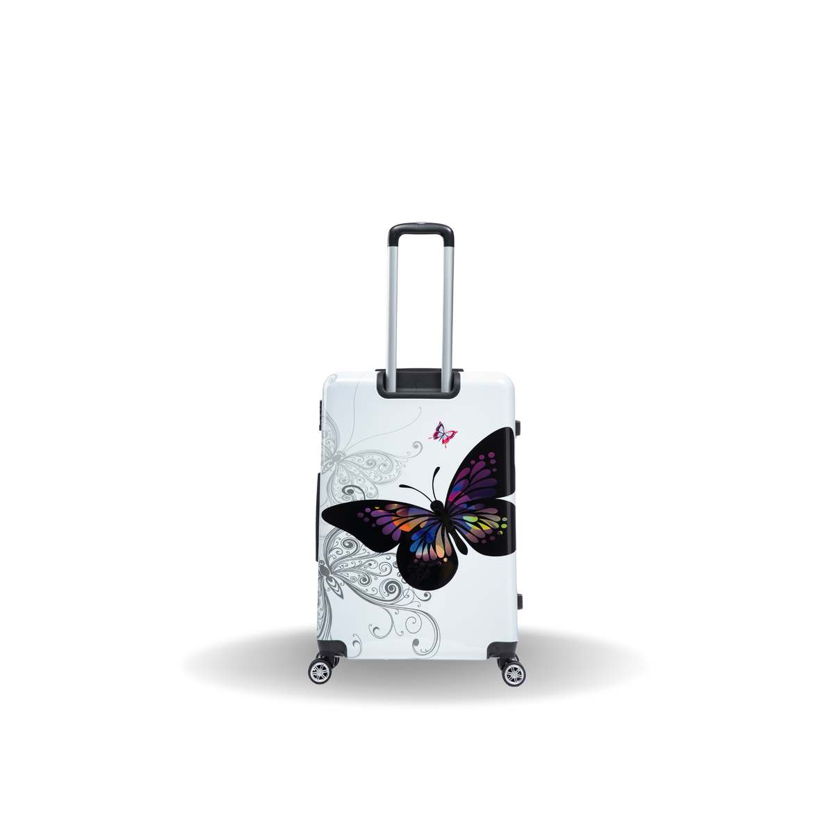 InUSA Prints 28-Inch Hardside Checked Suitcase