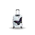 InUSA Prints 24" Hardside Spinner Checked Suitcase