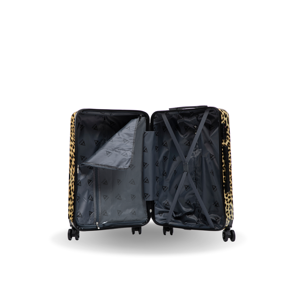 InUSA Prints 28-Inch Hardside Checked Suitcase