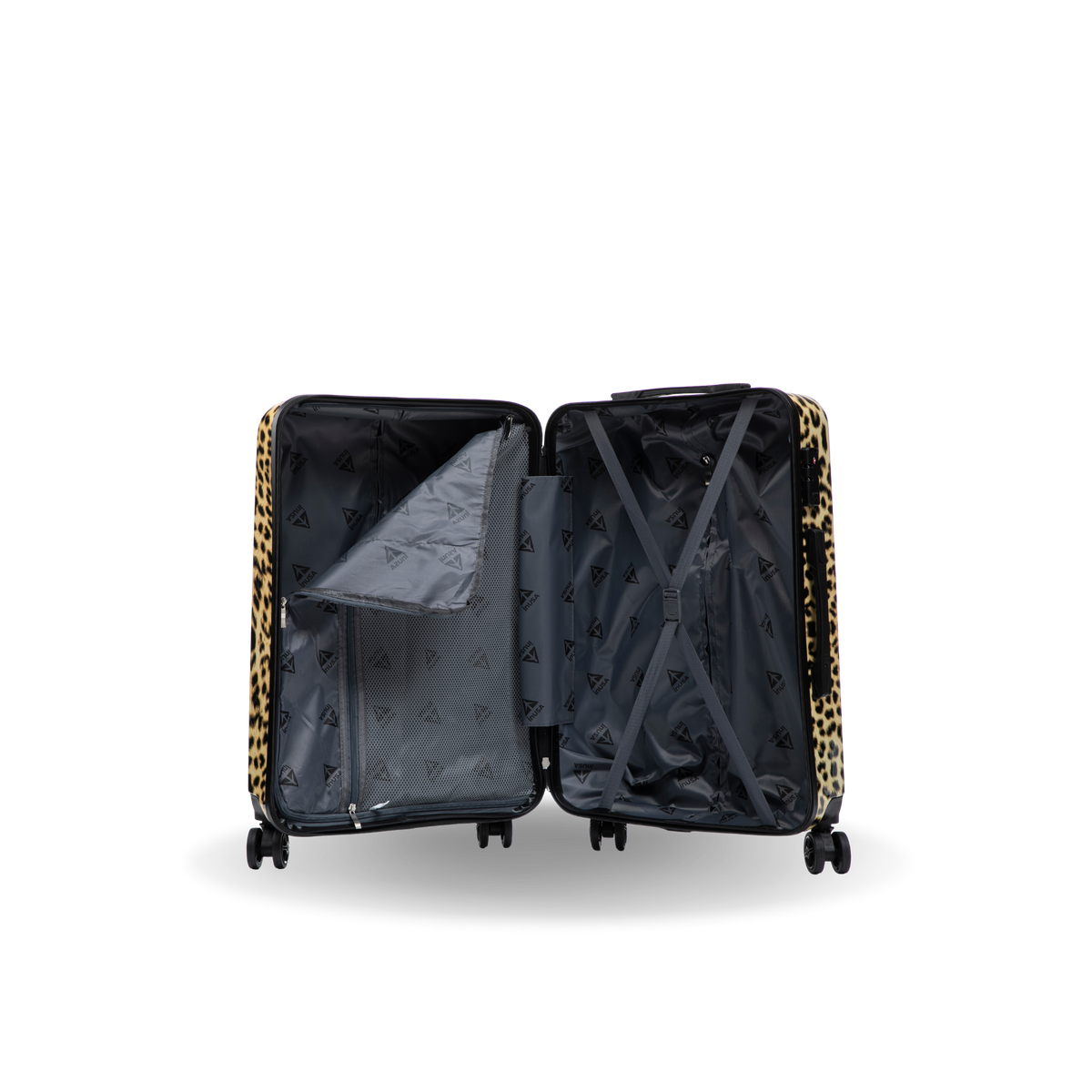 InUSA Prints 24" Hardside Spinner Checked Suitcase