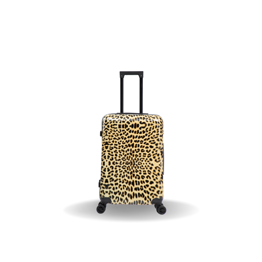 InUSA Prints 24" Hardside Spinner Checked Suitcase