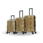 InUSA Prints 3-Piece Hardside Spinner Luggage Set