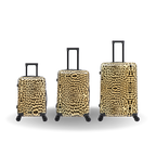 InUSA Prints 3-Piece Hardside Spinner Luggage Set