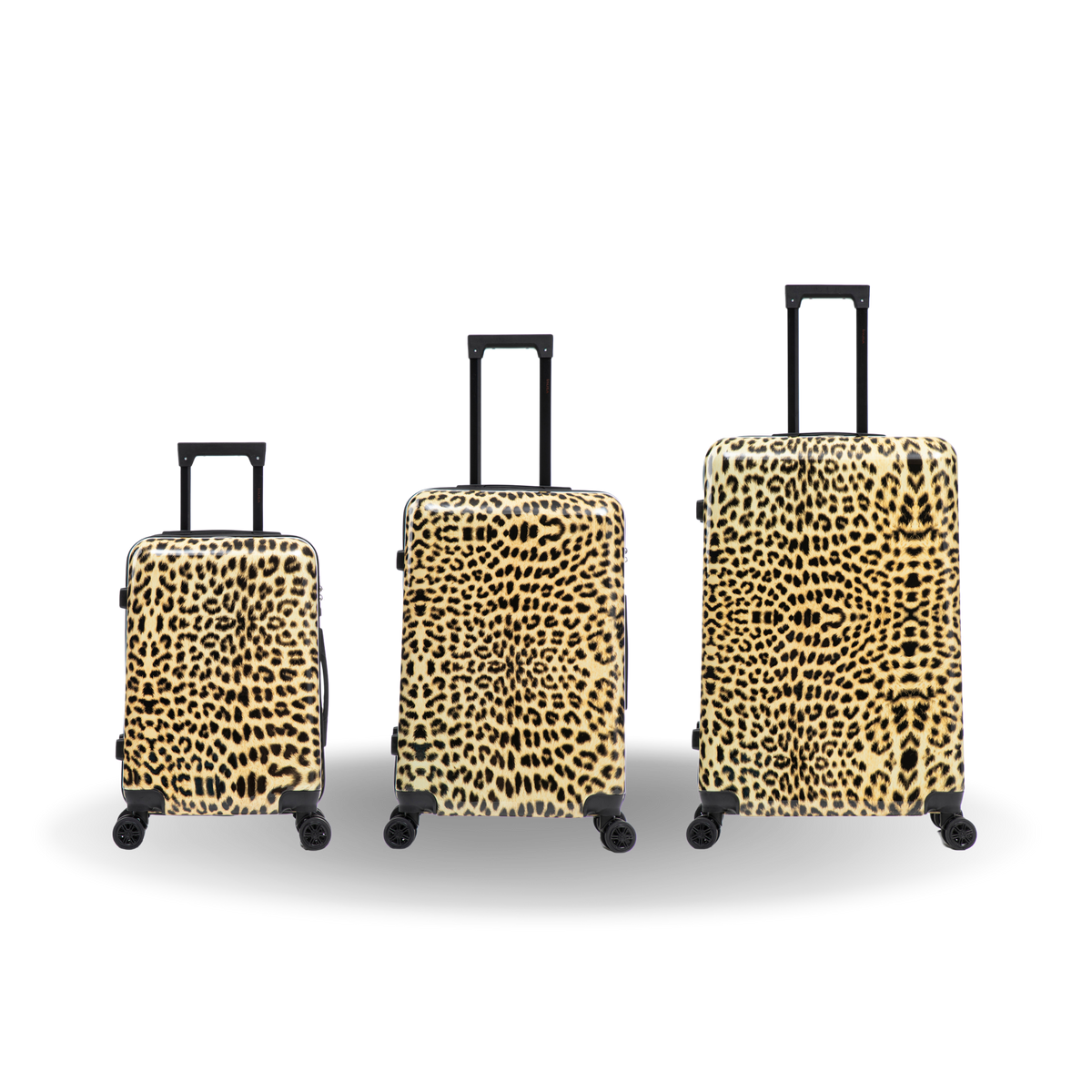 InUSA Prints 3-Piece Hardside Spinner Luggage Set
