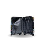 InUSA Prints 28-Inch Hardside Checked Suitcase