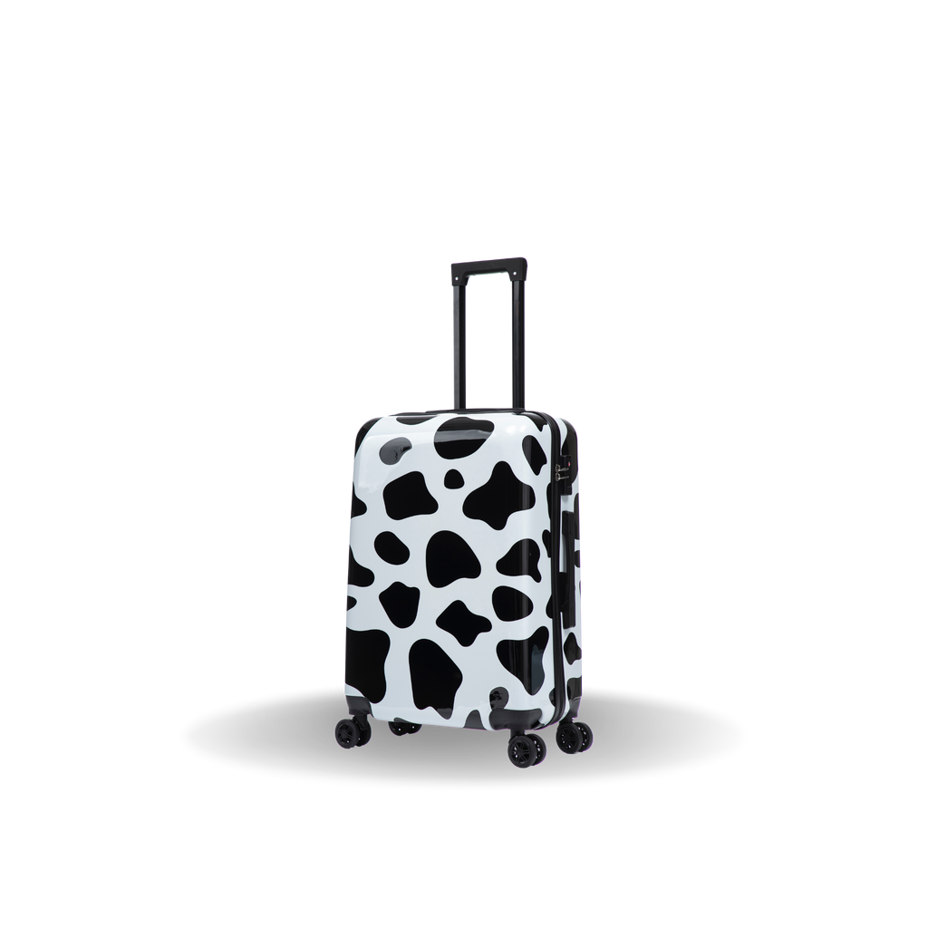 InUSA Prints 24" Hardside Spinner Checked Suitcase