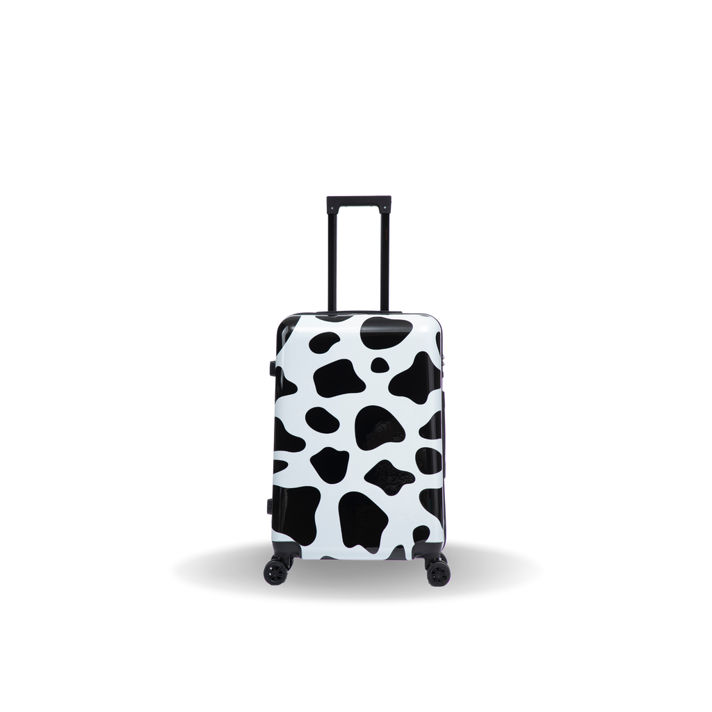 InUSA Prints 24" Hardside Spinner Checked Suitcase