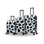 InUSA Prints 3-Piece Hardside Spinner Luggage Set