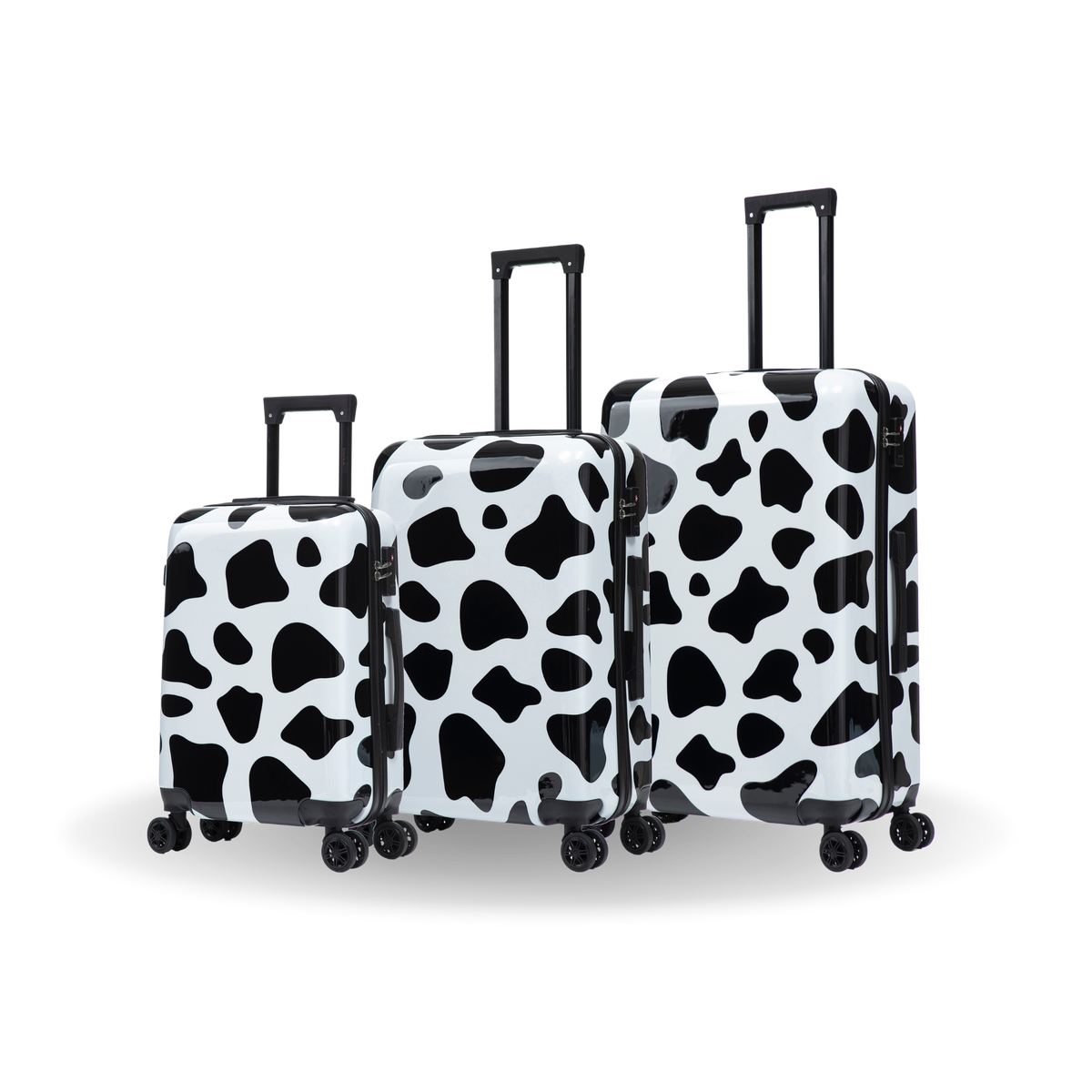 InUSA Prints 3-Piece Hardside Spinner Luggage Set