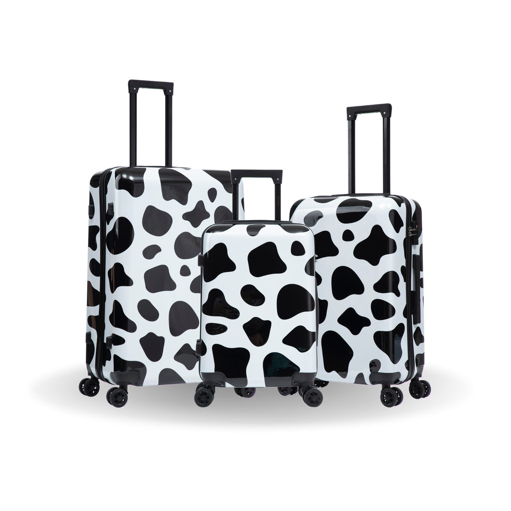 InUSA Prints 3-Piece Hardside Spinner Luggage Set