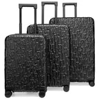 Travellty Wayfarer 3-Piece Expandable Polycarbonate Luggage Set